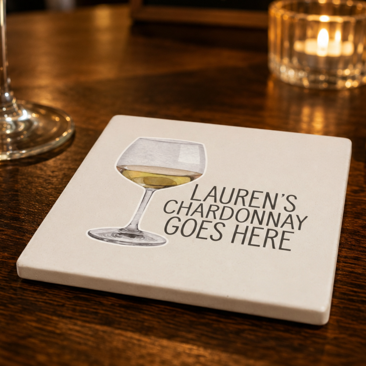 Personalized Chardonnay Coaster, Chardonnay Gift, Custom Drink Coaster, White Wine Lover Gift, UV Printed Ceramic Coaster, Mom's Chardonnay b4b0bde1-6170-424a-9bdd-e02646d0d4ab-banner-3.png