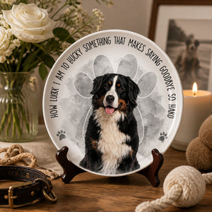 Pet Memorial Photo Plate – "How Lucky I Am" - Personalized Personalized Ceramic Plate b4b8ebbd-fb51-4d88-9032-ecd1b705e691.jpg