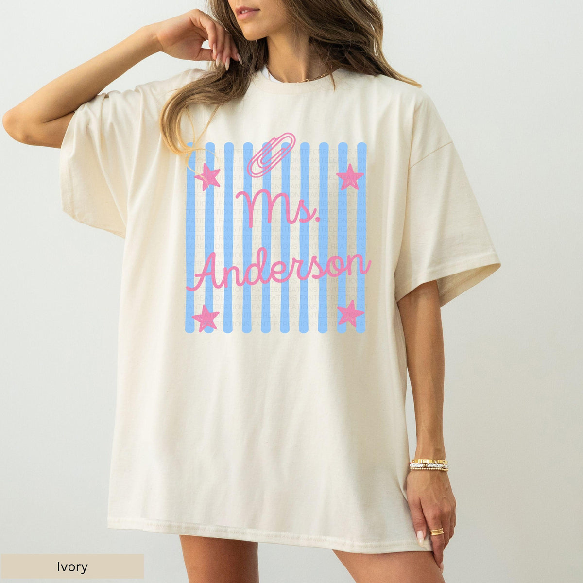 Custom Teacher Name Shirt, Personalized Teacher Shirt, Comfort Colors Teacher Tee, Back to School Shirt, Teacher Gift, Preppy Teacher Tee b4d30e29-ecee-4f21-b832-0f41a5310562-banner-4.jpg