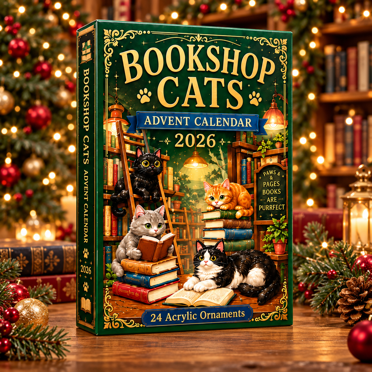 Bookshop Cats Advent Calendar 2026 - 24-Day Festive Countdown, Acrylic Charms Blind Box - Gift For Reading Lovers b4e717a2-4dab-45b0-a083-92cb91bbb7ef-cat-box.png