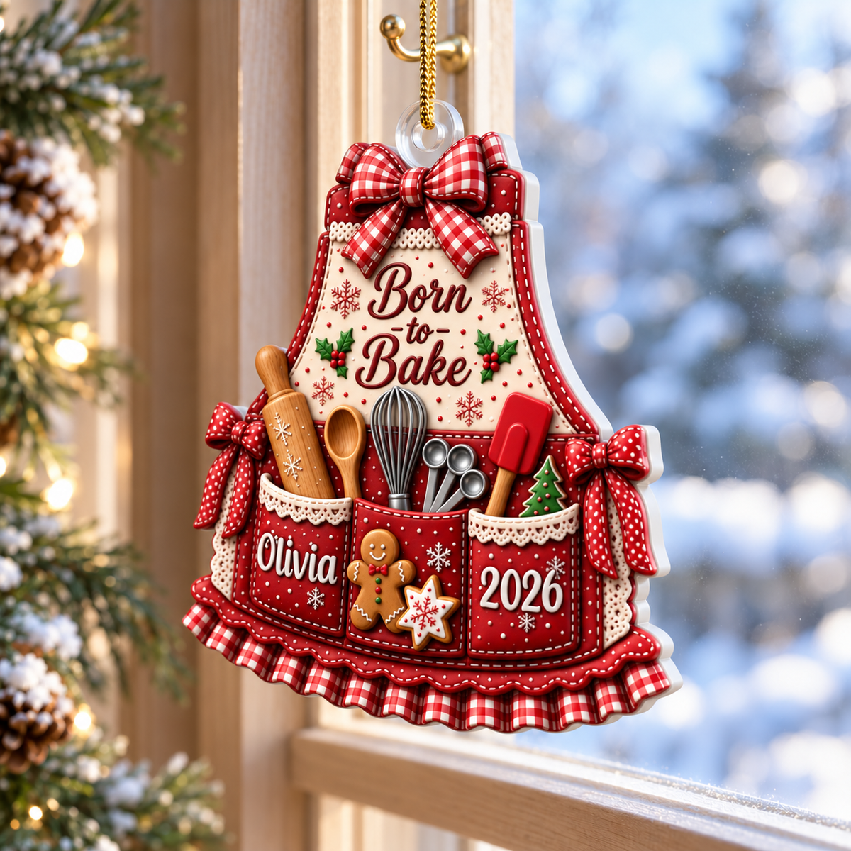 Personalized Baker Christmas Ornament, Custom Name 3D Relief Acrylic Ornament, Baking Lover Gift for Mom Grandma, Kitchen Christmas Decor b4e83d1f-963e-4ce2-8b3c-d5509fb5fe5b-374724e0-5735-40aa-bd95-0eb68d1eb604.png
