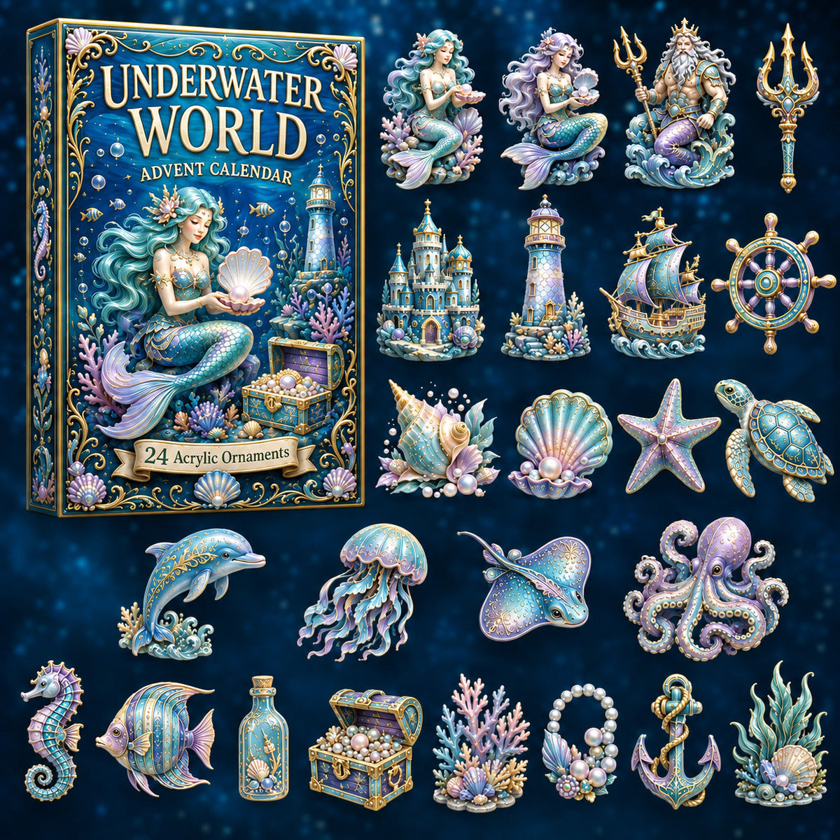 Mystic Underwater World Advent Calendar 2026 - 24-Day Festive Countdown, Acrylic Charms Blind Box - Gift For Ocean Lovers b4ed0336-3a46-41ef-8302-f8cb7f1d07ba-underwater.jpg