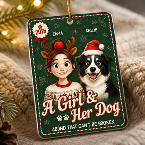 A Girl & Her Dog — Custom Cartoon Portrait Aluminum Ornament - Personalized Aluminum Ornament b4f03d89-fc83-445b-9231-cda6e51e8d30.jpg