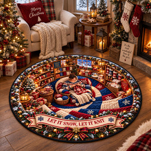 Custom Crochet Christmas Home Decor Gifts For Crocheters - Merry Christmas 3D Illusion Quilted Rug - Personalized Quilted Mat b50612ae-1aeb-4b21-89b3-719cf3bb5d56-4-2-.jpg