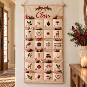 Personalized Embroidered Advent Calendar, 24 Pocket Christmas Countdown (Custom Name) b50ad7bc-aba7-4bdb-9a01-db34af071bdb-il_1588xN.8628685731_dx0s.jpg