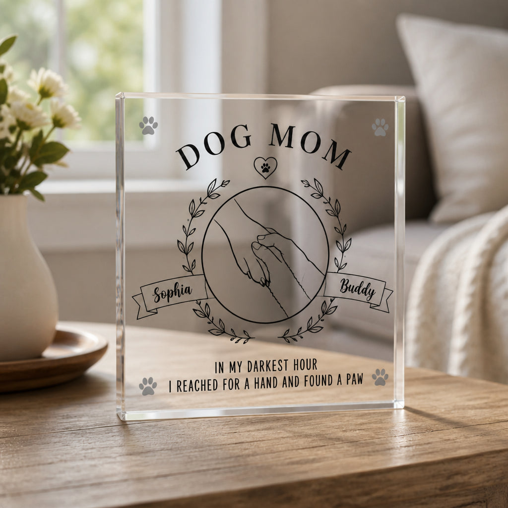 Dog Mom Hand & Paw Personalized Acrylic Plaque - Personalized Acrylic Plaque b51c33aa-2cfa-4152-ab66-7b7d099bdb6c.jpg