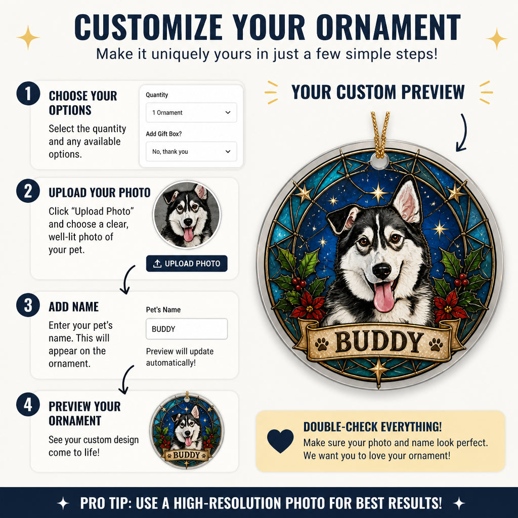 Custom Stained-Glass Pet Portrait Ornament – Name Plate - Personalized Transparent Acrylic Ornament b5281f94-124f-418b-b9fe-9ebb51e751d3.jpg