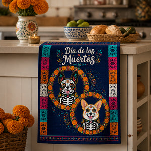 Day of the Dead Pet Portrait Kitchen Towel - Personalized Kitchen Towel b5296e6f-3d2f-46bc-969e-450e7ba0e143.jpg