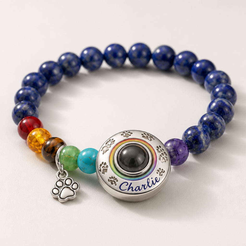 Rainbow Bridge Pet Memorial Beaded Bracelet – Custom Pet Portrait Charm + Keepsake Poem Card - Personalized Projection Bracelet b543a7f2-ad65-450b-bb55-fe6c98654e5f.jpg