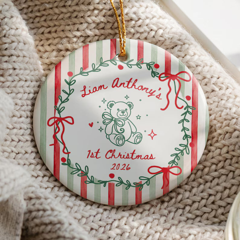 First Christmas Ornament Baby Boy or Girl, Personalized Name Newborn Keepsake for 1st Xmas b548c580-5c24-450d-b72b-3a687b961005-ghgf-5-.jpg