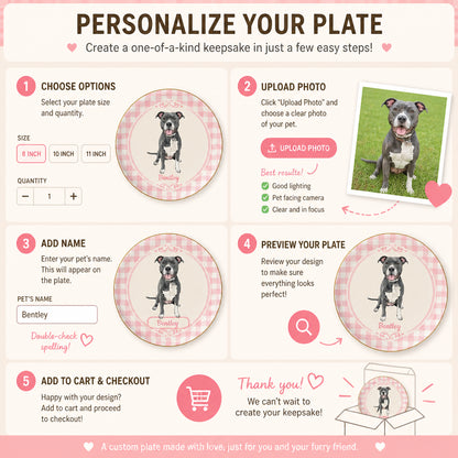 Custom Pet Portrait Ceramic Plate with Name – Botanical Wreath - Personalized Personalized Ceramic Plate b553c8bc-fda3-433e-9d3a-8b80a73b9fb2.jpg