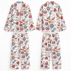 Women’s Wizard Academy Satin Pajama Set, Magic School Short Sleeve Sleepwear, Fantasy Wizard Nightwear, Cozy Pajamas Gift For Fans b56cf7b5-67d6-4388-9e44-39d702dea269-1uaan2.png