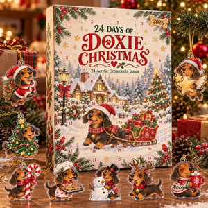 Dachshund Advent Calendar 2026, 24 Acrylic Christmas Ornaments, Doxie Countdown Box b57dbf03-1f77-44d4-b9fb-e323a7fac0d2-il_1588xN.8643508347_f47q.jpg
