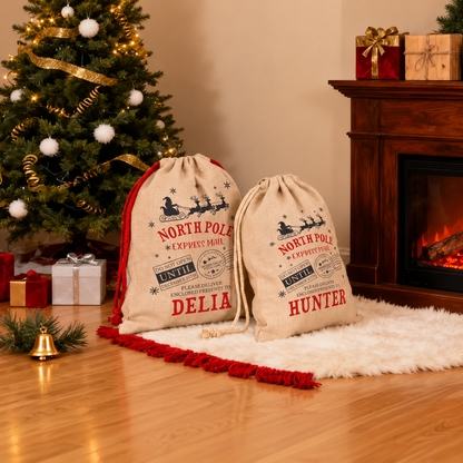 Personalized Large Santa Sack, Custom Christmas Gift Bag, North Pole Santa Sack, Holiday Presents Bag, Xmas Gift Bag, Special Delivery Bag, Gift For Kid b5c087f4-1c75-4fcd-8722-096ca2c5ffbd-Hai-t-i-qu-DELIA-v-HUNTER-3.png