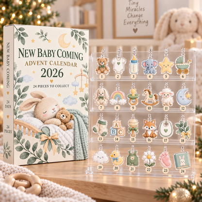 New Baby Coming Advent Calendar 2026, 24 Acrylic Hanging Tokens, Baby Shower Countdown Gift b5c5eebe-e9be-4129-b35c-764818e42063-0c0716e8-eb7c-4acd-bee2-38d43c45e07f.png