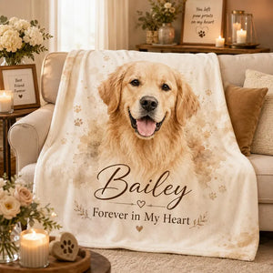 Personalized Watercolor Pet Memorial Blanket, Custom Pet Photo Blanket, Dog Cat Rabbit Loss Gift, Sherpa Fleece Throw b5ce9ef5-71b0-4e54-a162-e59fe721be93-dfgdfgf-6-.webp