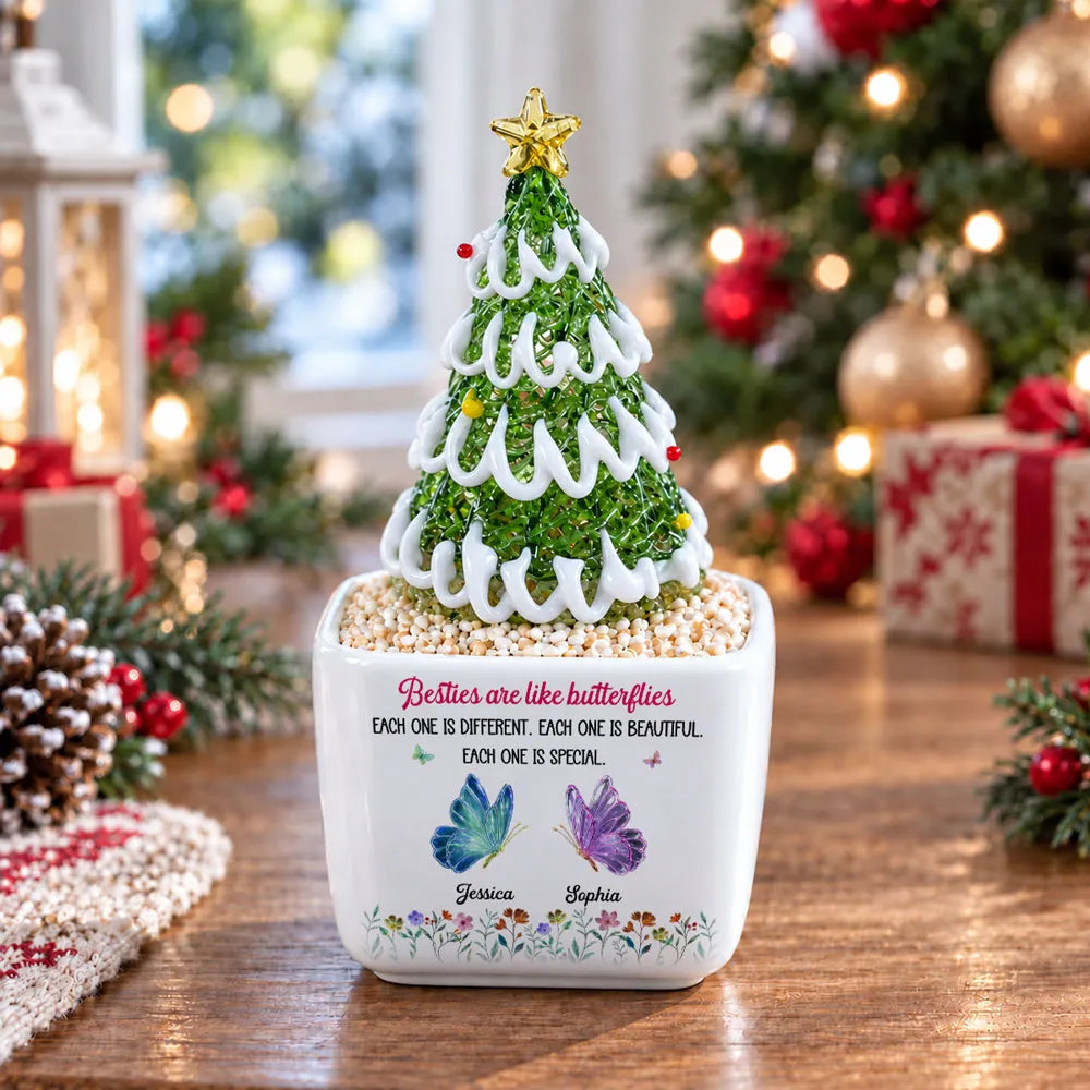 Festive Sister Love - Personalized Potted Christmas Tree - Christmas Gift For Sister b5e8598f-9f3e-4adc-a1c3-ac53f42ce46e-6.webp