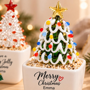 Personalized Mini Glass Christmas Tree, Custom Teacher Christmas Gift, Name Ceramic Flower Pot, Holiday Desk Keepsake b5f410dc-badb-4a82-8b2b-df3a8534321f-7.png