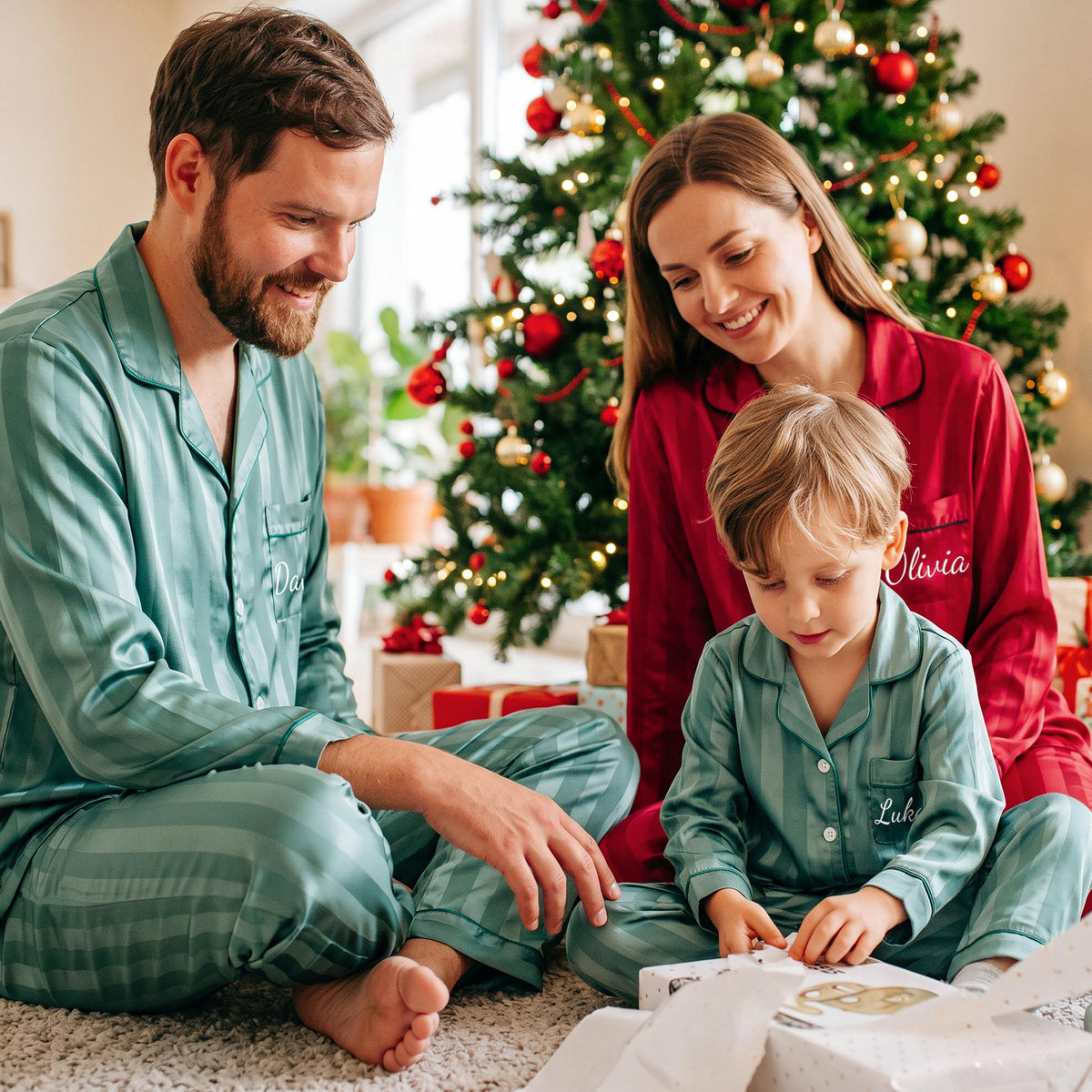 Personalized Striped Family Christmas Pajamas, Embroidered Name Sleepwear Set, Xmas Gifts b604dbd3-fab0-41d7-b8cb-364a5e9e2384-il_fullxfull.8545620943_chdh.jpg