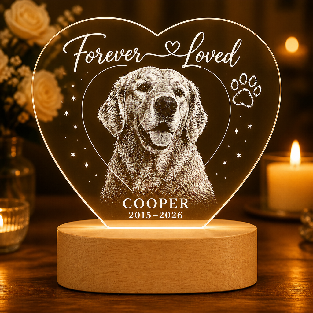Pet Memorial LED Night Light — Forever Loved (Photo + Name + Years) - Personalized 3D LED Light Wooden Base b605777e-43e9-4d96-8ec6-a2f50faea6f1.png