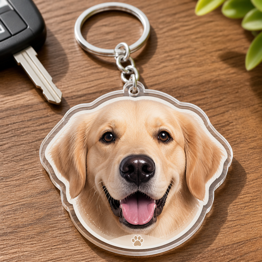 Custom Pet Face Acrylic Keychain – Photo Cutout with Glossy Nose Highlight - Personalized Acrylic Keychain b60ec6c6-4b1a-4efb-941e-8d20cf395a9e.png