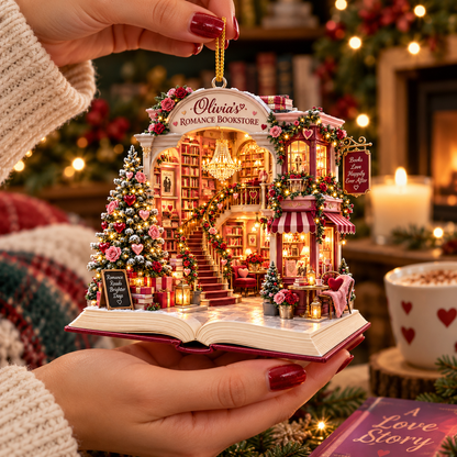 Personalized Romance Bookstore Christmas Ornament – Custom Name 2D Flat Ornament, Romantic Book Lover Gift for Her b61f58f4-eaba-4db6-b2ad-1c9605b0558b-Image-Oct-31-2026-10_19_28-AM-4.png