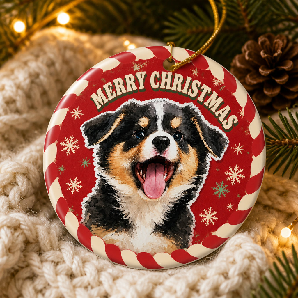 Custom Pet Portrait Christmas Ornament – Watercolor Style - Personalized Aluminum Ornament b620439a-a57c-445e-a424-1e2dde8ebedd.jpg