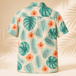 Custom Pet Portrait Tropical Crest Hawaiian Shirt - Personalized Hawaiian Shirt b6433dda-a7ae-45c0-9b3a-13f342011ae7.jpg