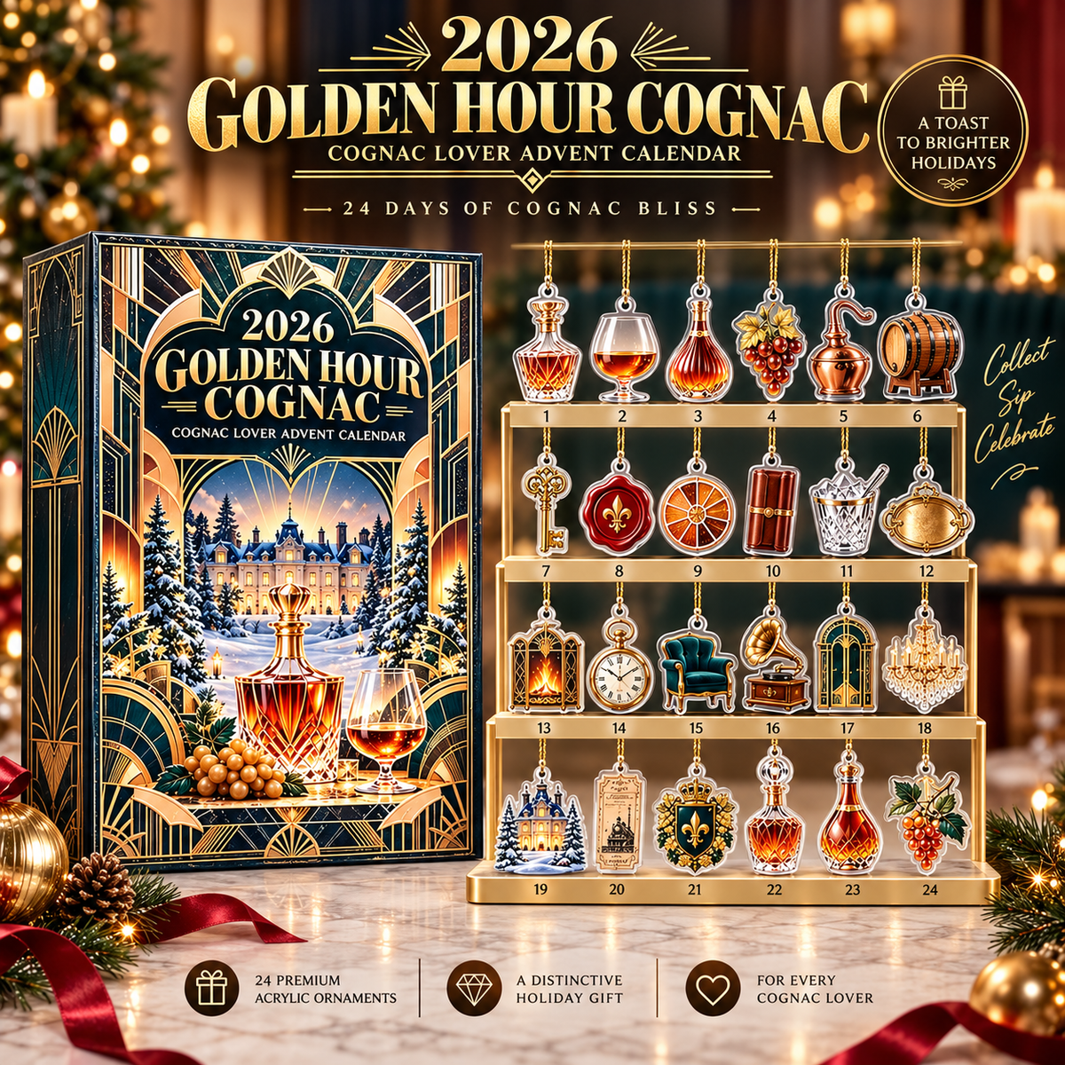 2026 Golden Hour Cognac Lover Advent Calendar, Luxury Whiskey Countdown, Christmas Holiday Gift For Men, Unique Bar Decor b661d020-96db-4730-b6d8-265fe2473364-909b44e8-8104-4c1f-a13e-c0a485be8b94.png
