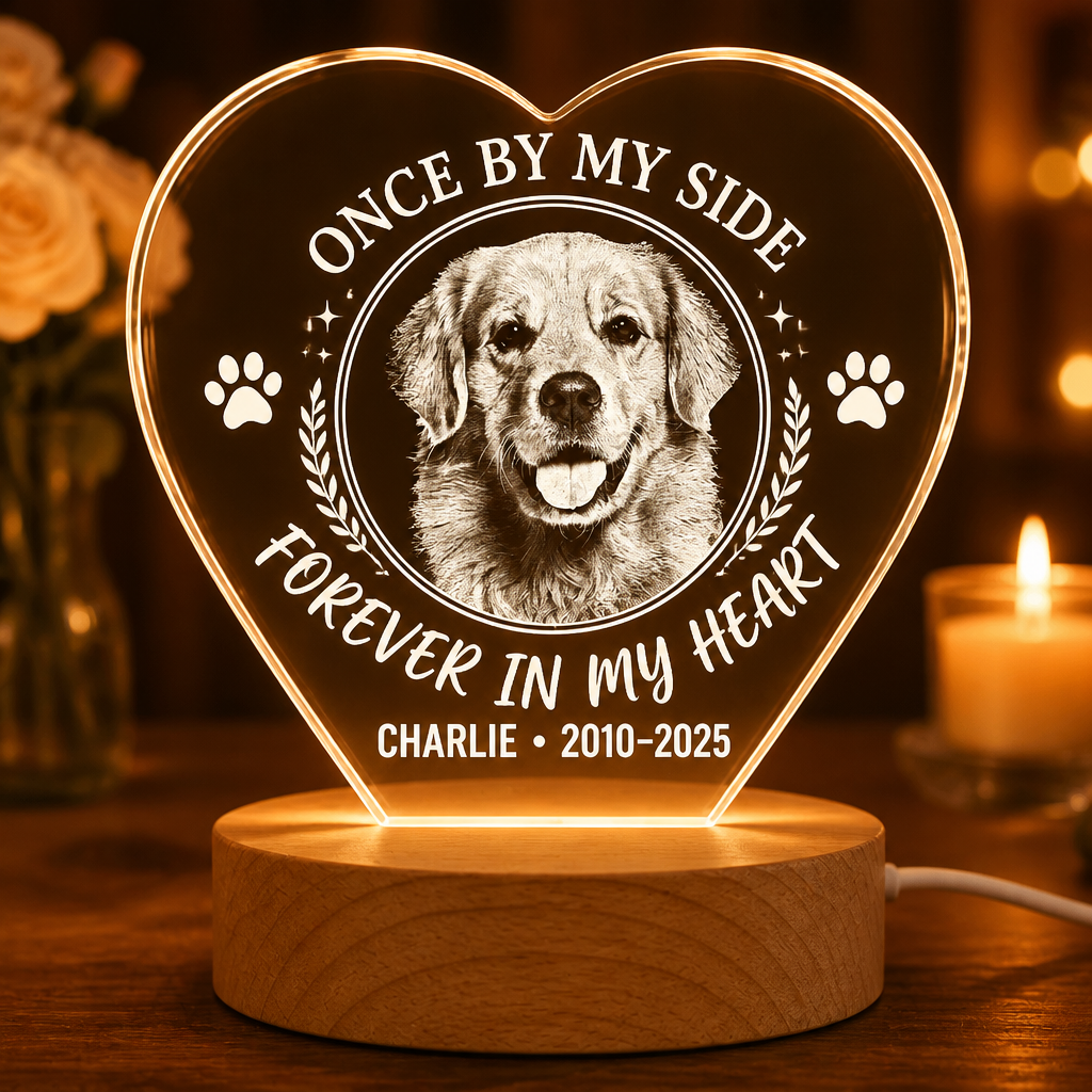 Pet Memorial Heart LED Light – Once By My Side Photo - Personalized 3D LED Light Wooden Base b662c8dc-8c23-4524-972d-d4e324d13764.png