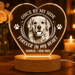 Pet Memorial Heart LED Light – Once By My Side Photo - Personalized 3D LED Light Wooden Base b662c8dc-8c23-4524-972d-d4e324d13764.png