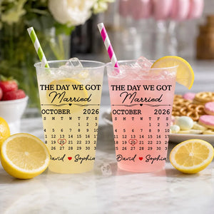 The Day We Got Married - Personalized Frosted Cup - Wedding Gift b67660a9-8981-4cb2-abeb-da418492bc61-3.webp