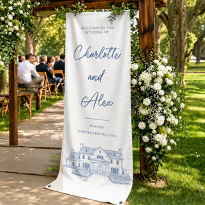 Custom Photo Wedding Venue Sketch Illustration  - Personalized Welcome Sign - Wedding Decoration b6a2f97c-f05d-4f71-b1e1-cd1dfbe46ebd-3.jpg
