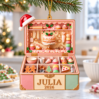 Santa's Favorite Baker Ornament - Custom Name Gifts For Bakers, Love Baking, Cooking, Cheft b6e262b9-e07a-4b47-820b-052b0aa6a902-M-t-d-y-Noel-h-ng-JULIA-2026.png
