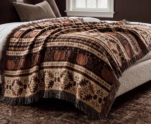 Autumn pumpkin woven blanket gift for fall lover farmhouse throw blanket cosy Thanksgiving gift for her rustic autumn home decor b6ec91cf-ee6a-4ef0-abb3-c1f2b57f15cf-dfre-6-.webp