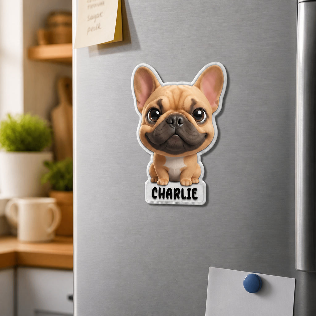 Custom Pet Portrait Magnet with Name - Personalized Custom Shape Fridge Magnet b6fd2cb3-e510-41f5-b049-493277f1a478.jpg