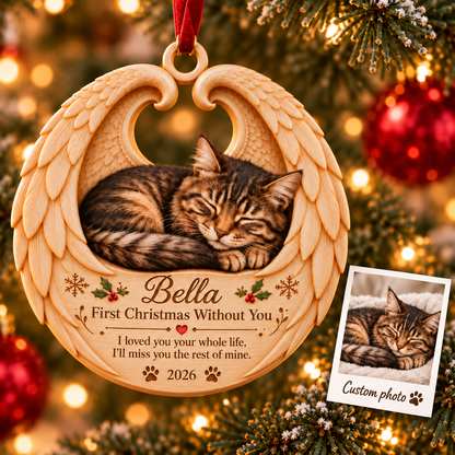 Personalized Pet Memorial Christmas Ornament – First Christmas Without You Custom Photo Cat Memorial Ornament, Pet Loss Keepsake b712432e-2958-4d6d-bf7e-1c54186c0ff8-Image-Sep-25-2026-11_41_36-AM.png