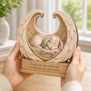 Personalized Cat Memorial Wooden Block, Custom Cat Photo Angel Wings Keepsake, Cat Loss Sympathy Gift, Pet Memorial Decor b7146d2f-162d-4502-8c74-844de8c67ea9-4.jpg