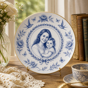 Custom Toile de Jouy Portrait Ceramic Plate - Personalized Personalized Ceramic Plate b735e363-3445-4efb-8df1-ad145e7e6889.jpg