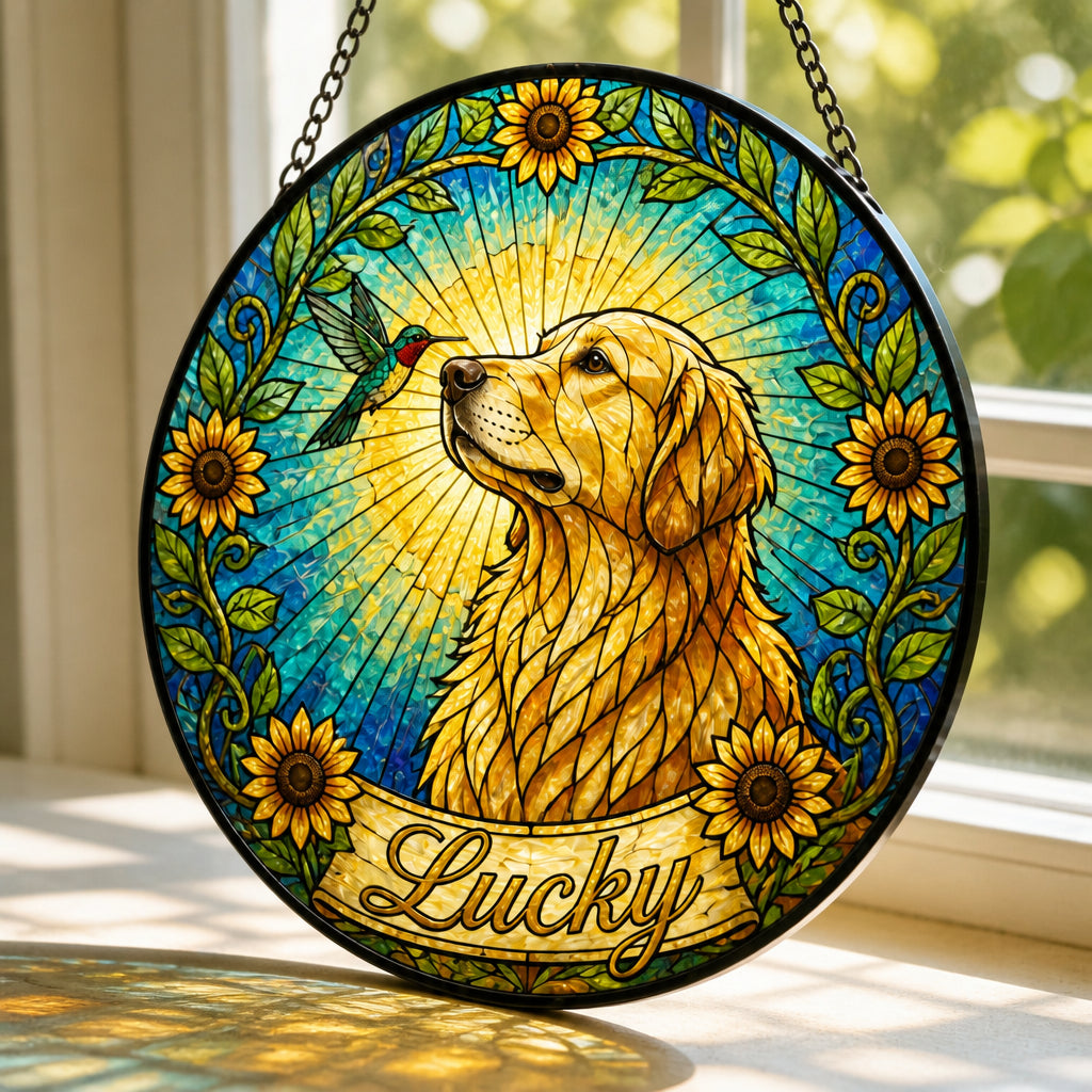 Custom Stained‑Glass Pet Portrait Suncatcher (Photo + Name) - Personalized Suncatcher Stained Glass b73cdfde-14e1-48b3-bb79-05648e4281d4.jpg