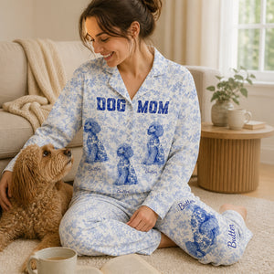 Dog Mom Personalized Pajama Set – Paw Plaid Edition - Personalized Pyjamas b762cbc3-a3fa-48be-b2b1-751c51428ef9.jpg