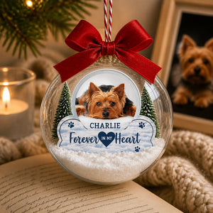 Pet Memorial Bauble Ornament – Forever In My Heart - Personalized Bauble Ornament b7664f4a-e1ff-4702-828b-5e25ff8c1961.jpg
