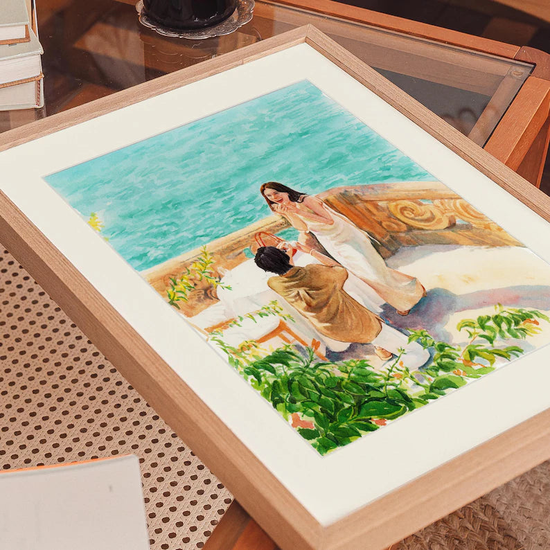 Couple Proposal Portrait From Photo, Custom Engagement Painting, Watercolor Portrait, Engagement Gift for Couple, Proposal Gift b7685e6f-50be-4f89-aa98-d6561a45b9ca-gfh.webp