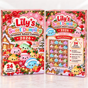 Personalized Dumpling Advent Calendar 2026, 24 Acrylic Kawaii Ornaments, Cute Christmas Countdown Gift for Kids, Custom Name Holiday Box John b771d933-d597-448e-a0a9-662919ca76cb-il_1588xN.8582217702_6utk.jpg