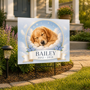 Custom Pet Memorial Yard Sign – Photo Portrait, Name & Years - Personalized Yard Sign b777738c-ef3d-4c74-870b-7ded8439162d.jpg