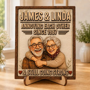 Personalized Couple Wood Sign, Annoying Each Other Since Custom Year Gift Custom Anniversary Gift For Husband And Wife, Funny Couple Gift b7839fa4-0020-46da-ab32-25dd13830469-skjakjasjasoijasoi-3-.webp