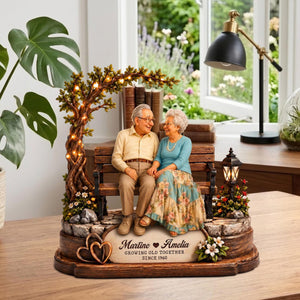 Personalized Grandparents Photo Wooden Block, Growing Old Together Anniversary Gift, Wedding Anniversary Keepsake,Gift For Grandma & Grandpa b79c4345-89f7-40be-bed5-1a82e87560c2-7.jpg