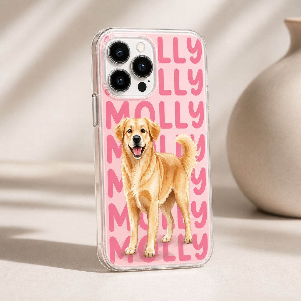 Custom Pet Portrait + Name Phone Case - Personalized Phonecase b79cdc51-4a50-4ca4-8ad1-daf7ca66f3f8.jpg