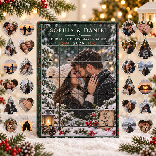 Personalized Engagement Advent Calendar with 24 Custom Photo Acrylic Ornaments, First Christmas Engaged Gift, Couple Keepsake for Fiancée b7acb33b-9487-4e57-a217-ad565d2969ec-il_fullxfull.8590146746_ms75.jpg
