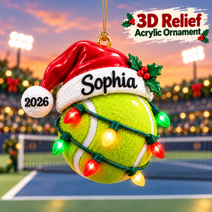 Personalized Tennis Ball Christmas Ornament – Custom Name & Year 3D Relief Acrylic Ornament, Tennis Player Gift, Tennis Lover Christmas Gift 2026 b7b41339-8e65-4651-8b00-d416be7d5acb-Sophia-s-2026-Tennis-Ball-Ornament.png
